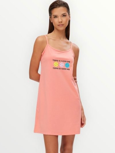 Νυχτικό Βαμβακερό Μινέρβα Coral (90-53119)