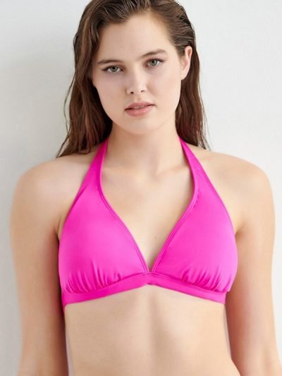 Blu4u Τρίγωνο Bikini Top ‘Fashion Solids’ Cup D Φουξ (25366082)