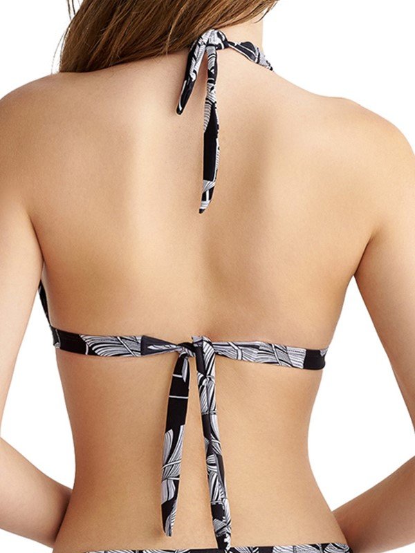 Blu4u Τρίγωνο Bikini Top ‘Fashion Solids’ Cup D Ασπρόμαυρο (24366011)
