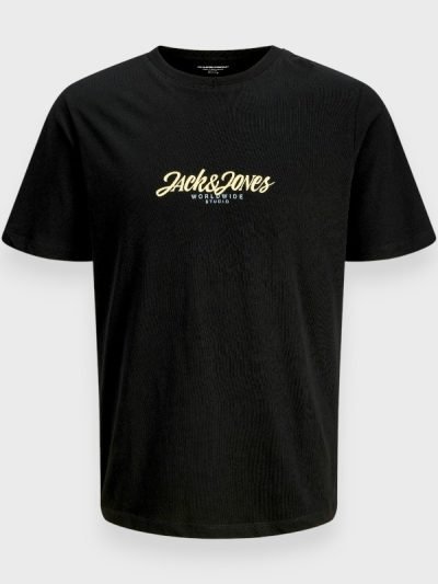 Μπλούζα Βαμβακερή Jack & Jones Μαύρο (12281854)