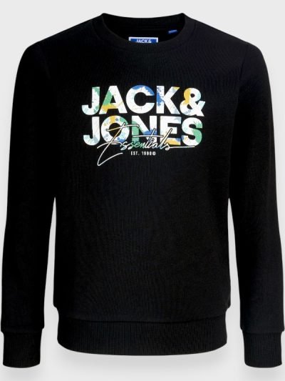 Μπλούζα Φούτερ Jack & Jones Μαύρο (12279606)