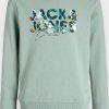 Μπλούζα Φούτερ Jack & Jones Φυστικί (12279606)