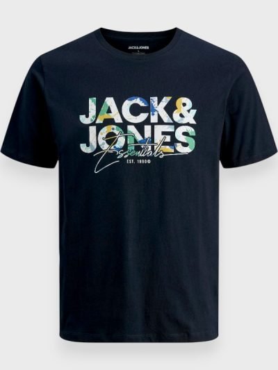 Μπλούζα Βαμβακερή Jack & Jones Μαρίν (12279837)