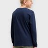 Μπλούζα Βαμβακερή Jack & Jones Μαρίν (12280078)