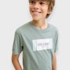 Μπλούζα Βαμβακερή Jack & Jones Iceberg Green (12279667)