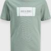 Μπλούζα Βαμβακερή Jack & Jones Iceberg Green (12279667)