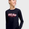 Μπλούζα Βαμβακερή Jack & Jones Μαρίν (12279828)