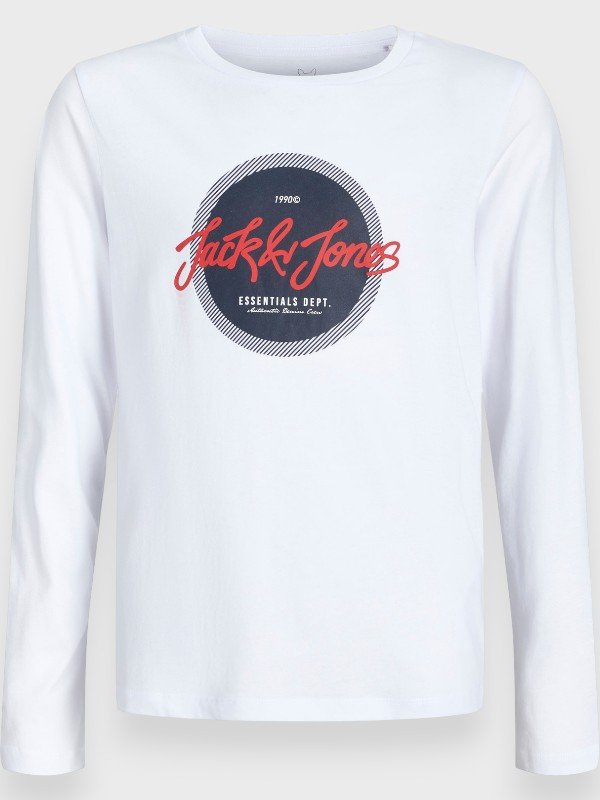 Μπλούζα Βαμβακερή Jack & Jones Λευκό (12279828)