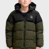 Μπουφάν Puffer Jack & Jones Μαύρο/Χακί (12287731)