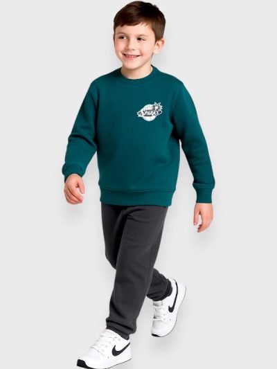 Σετ Φόρμας Action Sportswear Πετρόλ/Ανθρακί (12510048)