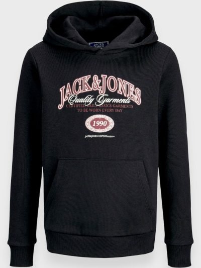 Μπλούζα Φούτερ Jack & Jones Μαύρο (12289751)