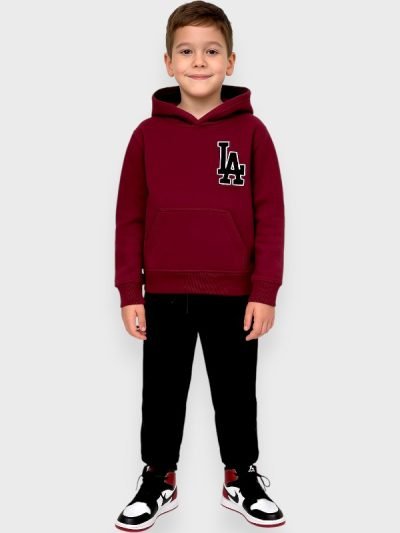 Σετ Φόρμας Action Sportswear Μπορντώ/Μαύρο (12510031)