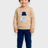 Σετ Φόρμας Action Sportswear Μπεζ/Μαρίν (12520017)