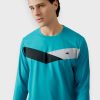 Ανδρική Βαμβακερή Πιτζάμα Μινέρβα Blue Teal/Μαύρο (90-71271)