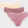 Σλιπάκια Sloggi GO Crush High leg C3P Ροζ Antigue/Σάπιο μήλο/Εμπριμέ(10219672-V002) - Σετ 3 Τεμαχίων