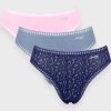 Σλιπάκια Sloggi GO Crush High leg C3P Μπλε All Over/Ροζ/Σιέλ (10219672-V004) - Σετ 3 Τεμαχίων