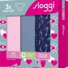 Σλιπάκια Sloggi GO Crush High leg C3P Μπλε All Over/Ροζ/Σιέλ (10219672-V004) - Σετ 3 Τεμαχίων