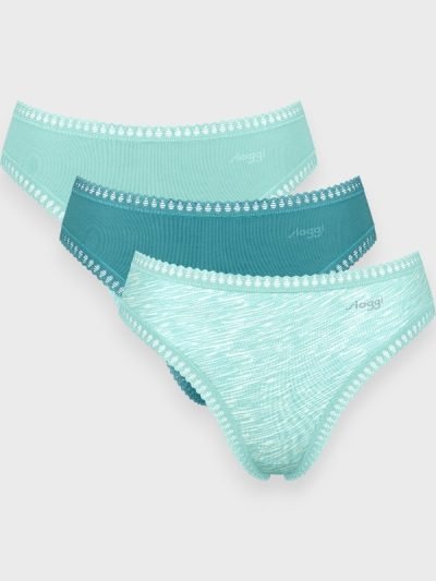 Σλιπάκια Sloggi GO Crush High leg C3P Βεραμάν/Πετρολ/Εμπριμέ (10219672-V007) - Σετ 3 Τεμαχίων