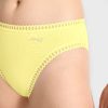 Σλιπάκια Sloggi GO Crush High leg C3P Κίτρινο/Κοραλί/Εμπριμέ (10219672-V015) - Σετ 3 Τεμαχίων