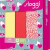 Σλιπάκια Sloggi GO Crush High leg C3P Κίτρινο/Κοραλί/Εμπριμέ (10219672-V015) - Σετ 3 Τεμαχίων
