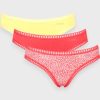 Σλιπάκια Sloggi GO Crush Mini C3P Κίτρινο/Κοραλί/Εμπριμέ (10219682-V015) - Σετ 3 Τεμαχίων