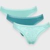 Σλιπάκια Sloggi GO Crush String C3P Βεραμάν/Πετρολ/Εμπριμέ (10219704-V007) - Σετ 3 Τεμαχίων