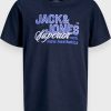 Μπλούζα Βαμβακερή Jack & Jones Μαρίν (12289236)