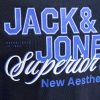 Μπλούζα Βαμβακερή Jack & Jones Μαρίν (12289236)