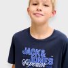 Μπλούζα Βαμβακερή Jack & Jones Μαρίν (12289236)