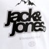 Μπλούζα Βαμβακερή Jack & Jones Λευκό (12292351)