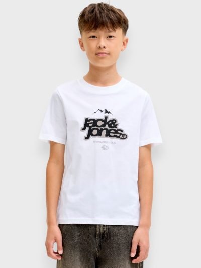 Μπλούζα Βαμβακερή Jack & Jones Λευκό (12292351)