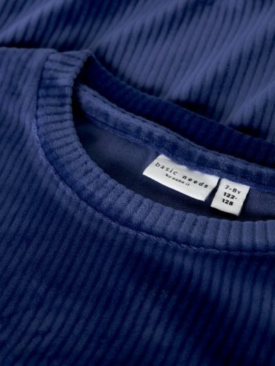 Μπλούζα Βελουτέ Name It Beacon Blue (13235119)