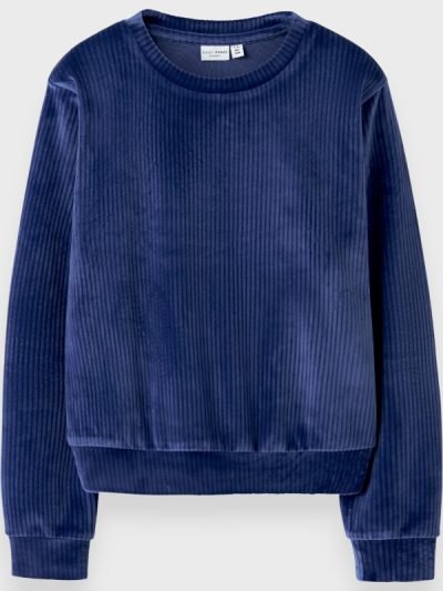 Μπλούζα Βελουτέ Name It Beacon Blue (13235119)