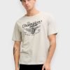 JJ Rebel Ανδρικό T-Shirt Λευκό Μελανζέ (12290797)