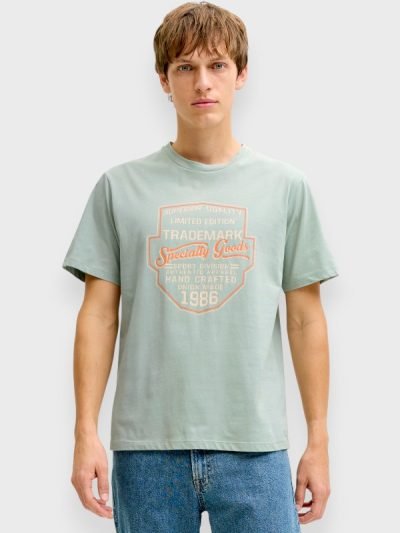 JJ Rebel Ανδρικό T-Shirt Aqua Gray (12294600)