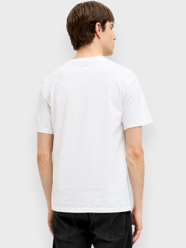 JJ Rebel Ανδρικό T-Shirt Λευκό (12270985)