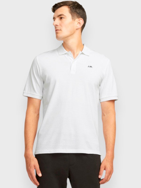 JJ Rebel Ανδρικό Polo T-Shirt Λευκό (12264439)