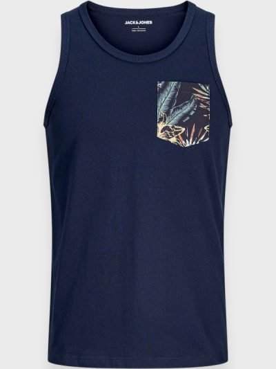 Μπλούζα Βαμβακερή Jack & Jones Navy (12289892)