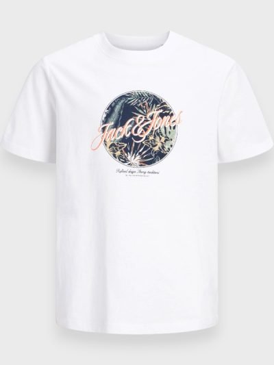 Μπλούζα Βαμβακερή Jack & Jones Λευκό (12289893)