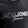 Μπλούζα Βαμβακερή Jack & Jones Μαύρο (12298341)