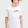 Μπλούζα Βαμβακερή Jack & Jones Λευκό (12298341)