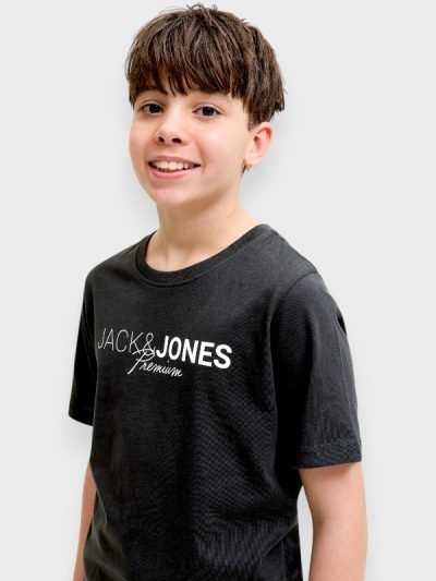 Μπλούζα Βαμβακερή Jack & Jones Μαύρο (12298341)