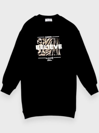 Φόρεμα Φούτερ Action Sportswear Μαύρο (12330043)