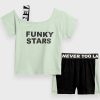 Σετ Σορτς Funky Φυστικί/Μαύρο (126-524101-1)