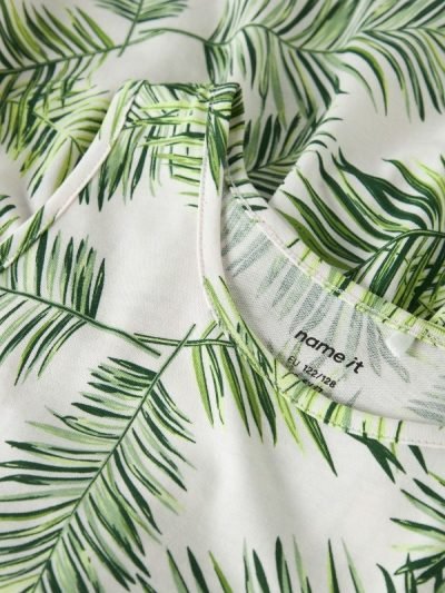 Φόρεμα Βαμβακερό Name It Palm Leaf (13228208)