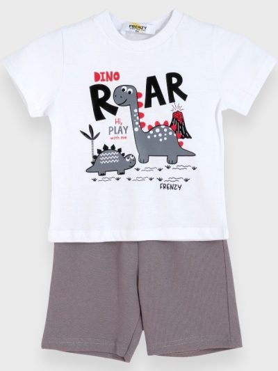 Σετ Βερμούδα Frenzy Λευκό/Γκρι (71615136)