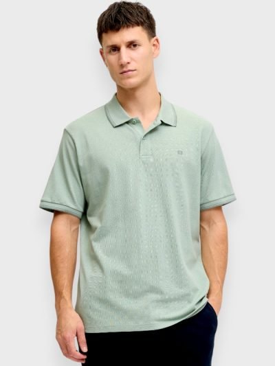 JJ Rebel Ανδρικό Polo T-Shirt Aqua Gray (12271166)