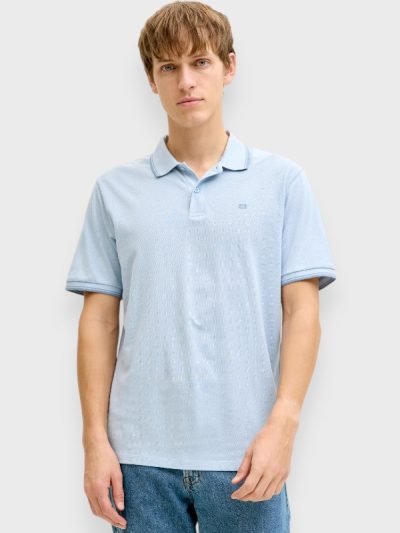 JJ Rebel Ανδρικό Polo T-Shirt Cashmere Blue (12271166)
