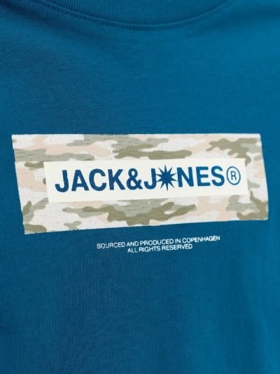 Μπλούζα Βαμβακερή Jack & Jones Μπλε (12298360)