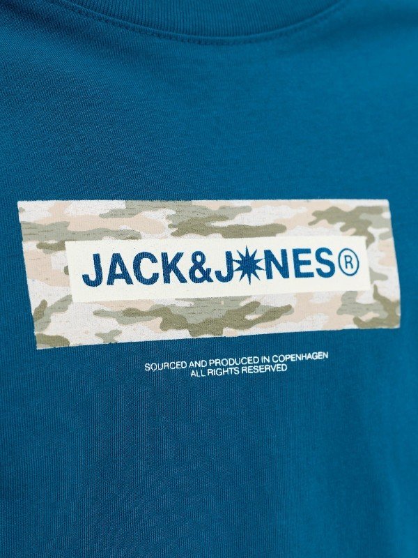 Μπλούζα Βαμβακερή Jack & Jones Μπλε (12298360)